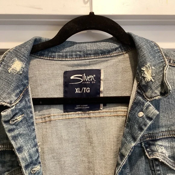 Distressed Denim Jacket - Picture 2 of 3
